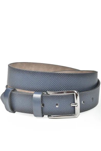 DeepSEA 4 cm Eninde Nokta Desenli Suni Deri Kemer 2402610 - Resim 12
