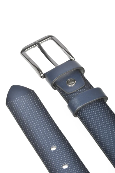 DeepSEA 4 cm Eninde Nokta Desenli Suni Deri Kemer 2402610 - Resim 11