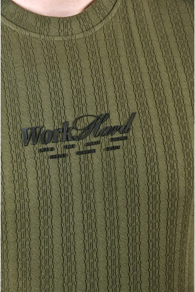 DeepSEA Dar Kesim Pamuklu Tişört Slim Fit Nefes Alan Yumuşak Dokulu Tişört 2504351 - Resim 11