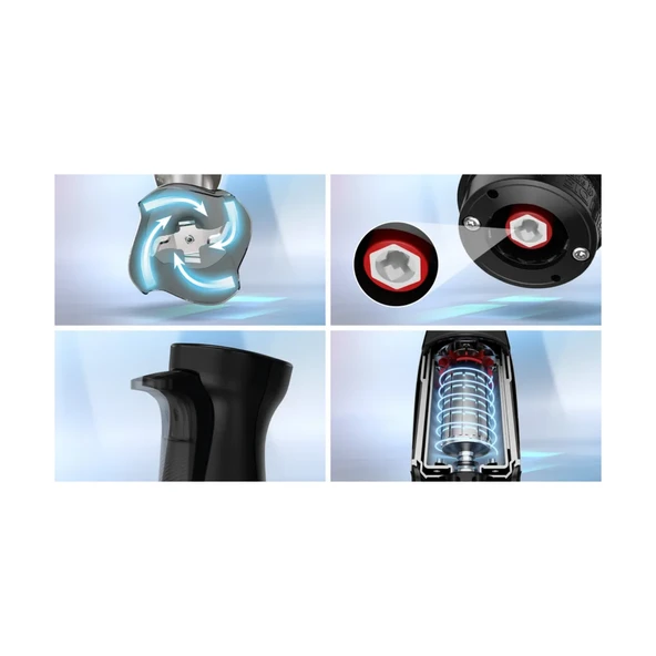 Bosch MSM6M810 ErgoMaster 1200 W Paslanmaz Çelik El Blenderı - 10