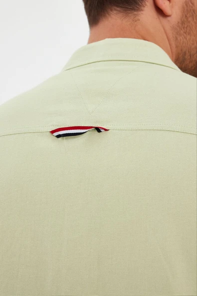 DeepSEA Dar Kesim Tek Cepli Uzun Kollu Gömlek 2403016 - Resim 6