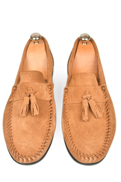 DeepSEA Püsküllü Süet Deri Yazlık Ayakkabı Loafer 2509963 - Resim 2