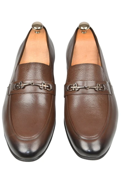 DeepSEA Tokalı Hafif Taban Hakiki Deri Klasik Ayakkabı 2509998 - Resim 2