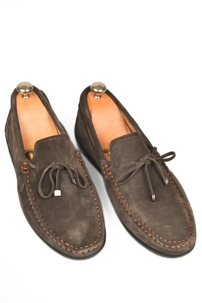 DeepSEA Bağcık Detaylı Yazlık Süet Deri Günlük Ayakkabı Loafer 2509964 - 4