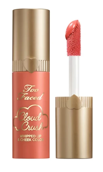 Too Faced Cloud Crush Whipped Lip & Cheek - Dudak Ve Yanak Renklendiricisi - Peach Blur - 1