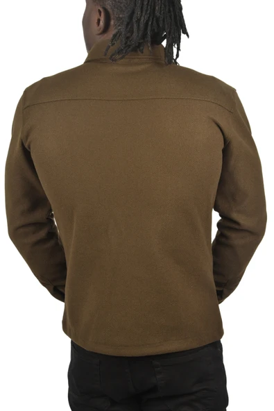 DeepSEA Dar Kesim Cepleri Kapaklı Çıtçıtlı İnce Kaşe Ceket Mont 2500559 - 9