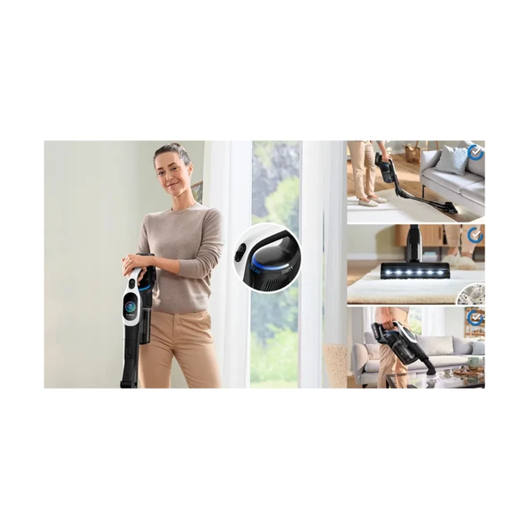 Bosch Unlimited 10 BCS1041WAC Şarjlı Dikey Süpürge - 2