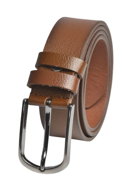 DeepSEA Hakiki Deri Klasik Kemer 3,5 cm Kumaş Pantolon Kemeri 2502635 - Resim 10