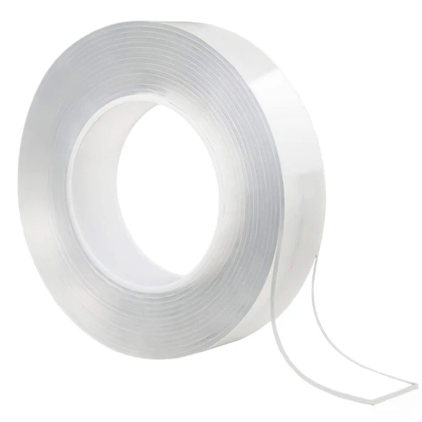 Sunup SN-24358 20Mm 3 Metre Çift Taraflı Nano Teknoloji Süper Yapıştırıcı Şeffaf Bant