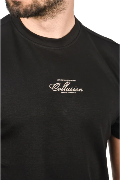 DeepSEA Bisiklet Yaka Dar Kesim Pamuklu Tişört Nefes Alan Yumuşak Dokulu Tişört 2504350 - Resim 2