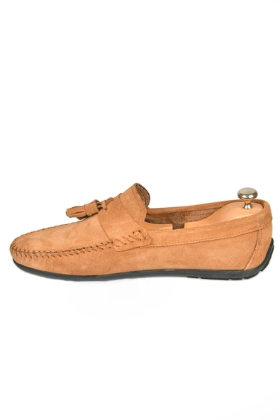 DeepSEA Püsküllü Süet Deri Yazlık Ayakkabı Loafer 2509963 - Resim 5