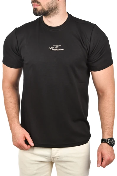 DeepSEA Bisiklet Yaka Dar Kesim Pamuklu Tişört Nefes Alan Yumuşak Dokulu Tişört 2504350 - Resim 5