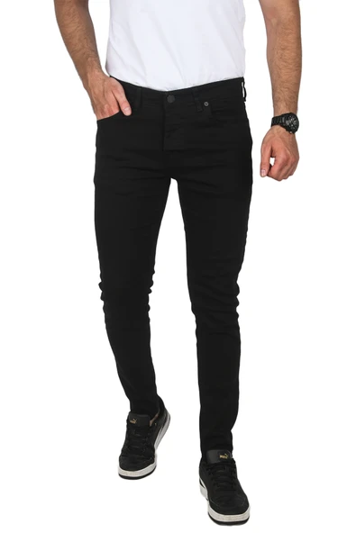 DeepSEA Likralı Jeans Skinny Fit Esnek Kot Pantolon 2004157 - Resim 3