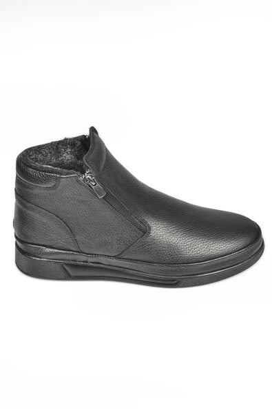 DeepSEA Su & Soğuğa Dayanıklı İçi Kürklü Çift Tarafı Fermuarlı Hakiki Deri Ortopedik Kaymaz Taban Bot 2509993 - Resim 5