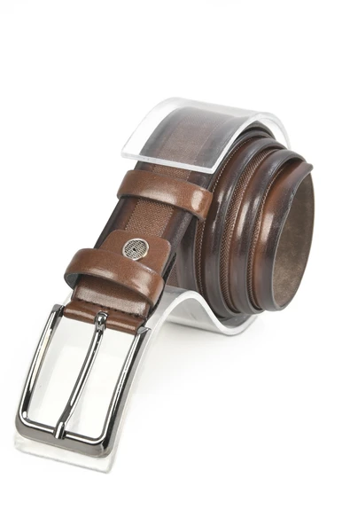 DeepSEA 3,5 cm Ortası Nokta Şeritli Suni Deri Klasik Kemer 2402607 - Resim 8