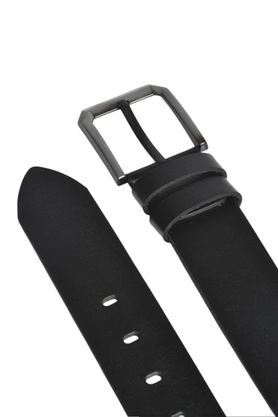 DeepSEA %100 Hakiki Deri Spor Kot Kemeri 4,5 cm Kot ve Kanvas Pantolonlara Uygun Kemer 2502634 - 8
