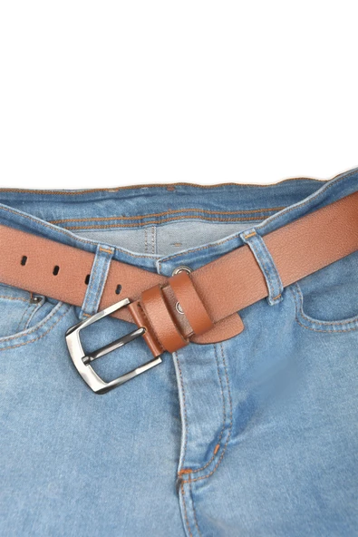 DeepSEA %100 Hakiki Deri Spor Kot Kemeri 4,5 cm Kot ve Kanvas Pantolonlara Uygun Kemer 2502634 - 2