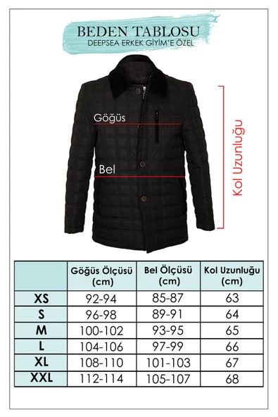 DeepSEA Likralı Slim Fit Kot Mont Jean Ceket 2304001 - 3