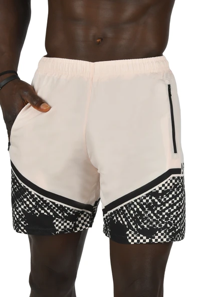 DeepSEA Desenli Hızlı Kuruyan File Astarlı Mikro Kumaş Deniz Şortu 2403006 - Resim 6