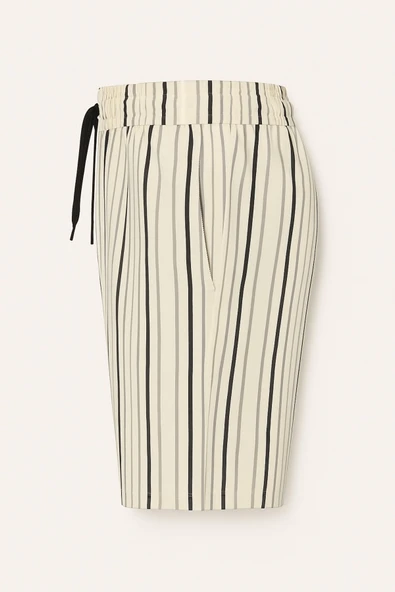 DeepSEA Çizgili Hızlı Kuruyan Micro Kumaş File Astarlı Deniz Şortu 2403011 - Resim 6