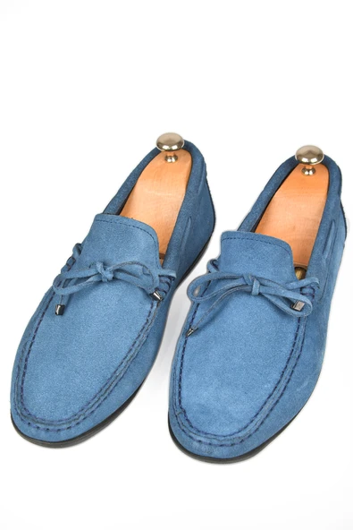 DeepSEA Bağcık Detaylı Yazlık Süet Deri Günlük Ayakkabı Loafer 2509964 - 10