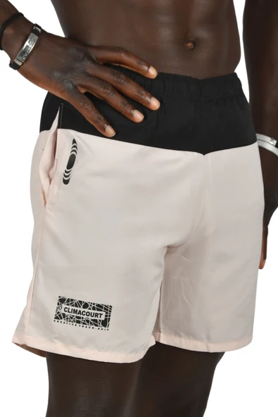 DeepSEA Küçük Baskı Detaylı İçi Fileli Hızlı Kuruyan Mikro Kumaş Kısa Deniz Şortu 2403009 - Resim 4