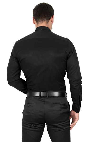 DeepSEA Duble Manşet Armürlü Gömlek 2309479 - Resim 6