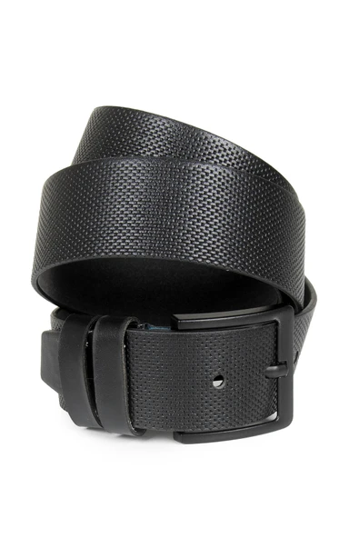 DeepSEA Nokta Desenli 4,5 cm Kemer  Tokalı Erkek Suni Deri Kemer 2305574 - Resim 5