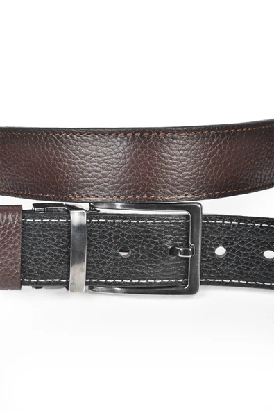 DeepSEA Çift Taraflı Hakiki Deri Spor Kemer Dönen Tokalı 4 cm  Orjinal Deri Kemer 2502630 - Resim 3