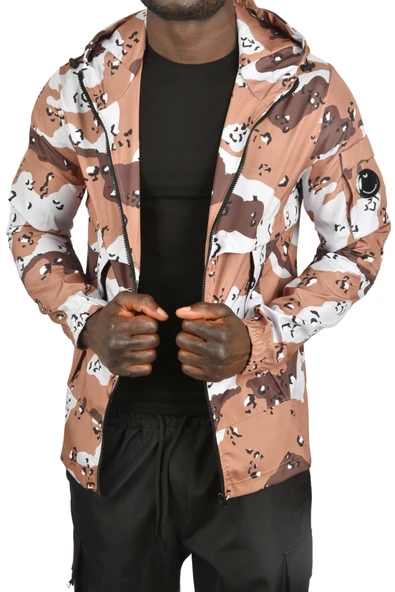 DeepSEA Su ve Rüzgar Geçirmez Kamuflaj Desenli Kapüşonlu Mevsimlik Mont Yağmurluk 2500751 - Resim 6