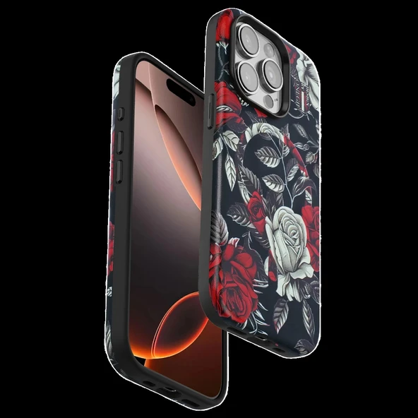 Onegif iPhone 15 Pro Max Flower Series Magsafe Kapak