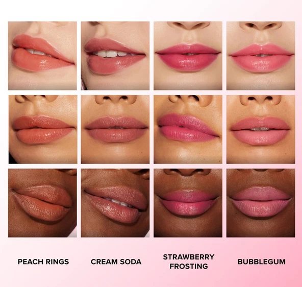 Too Faced Kissing Juicy Tint - Renkli Dudak Balsamı - Strawberry Frosting - Resim 2