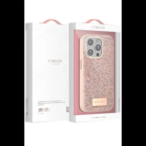 Onegif iPhone 14 Pro Max Bright Simli Kapak - 5
