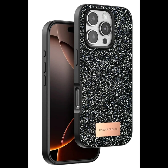 Onegif iPhone 16 Pro Max Bright Simli Kapak