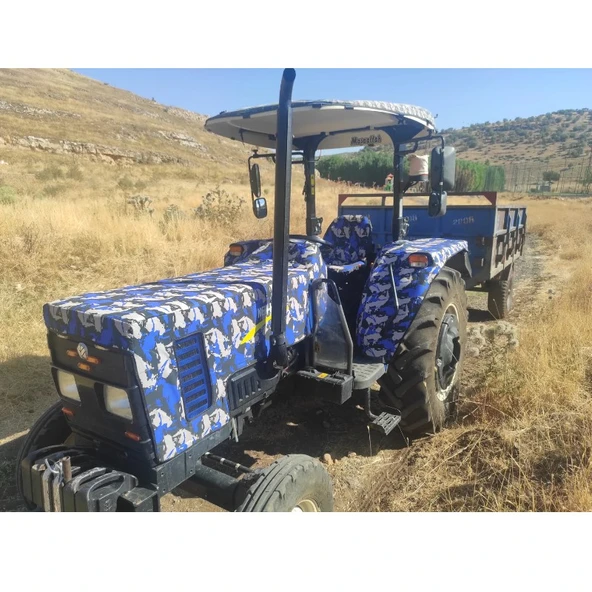 New Holland 5556 ve 6556 Kabinli Traktör Kılıfı Branda - Resim 5