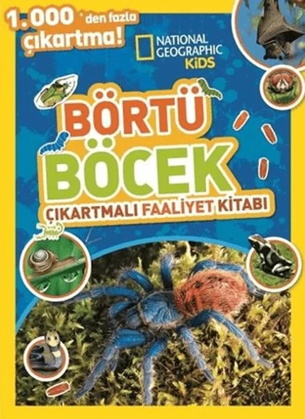 National Geographic Kids Börtü Böcek Çıkartmalı Faaliyet Kitabı ürün görseli
