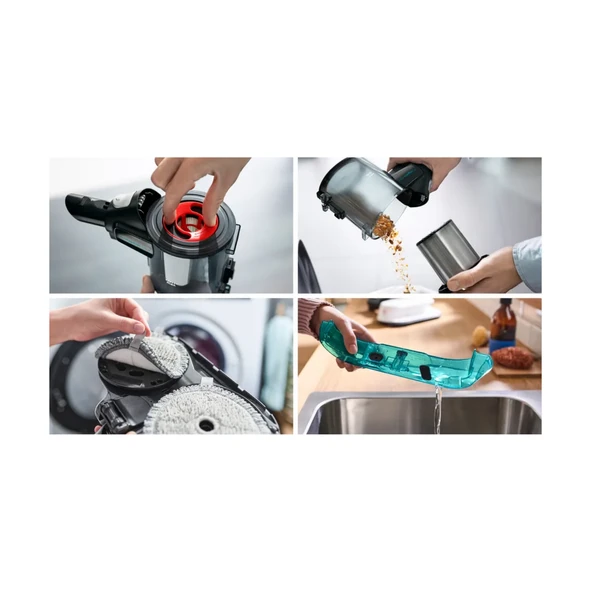 Bosch ProHygienic Aqua BCS71HYG1 Islak Kuru Şarjlı Dikey Süpürge - 5