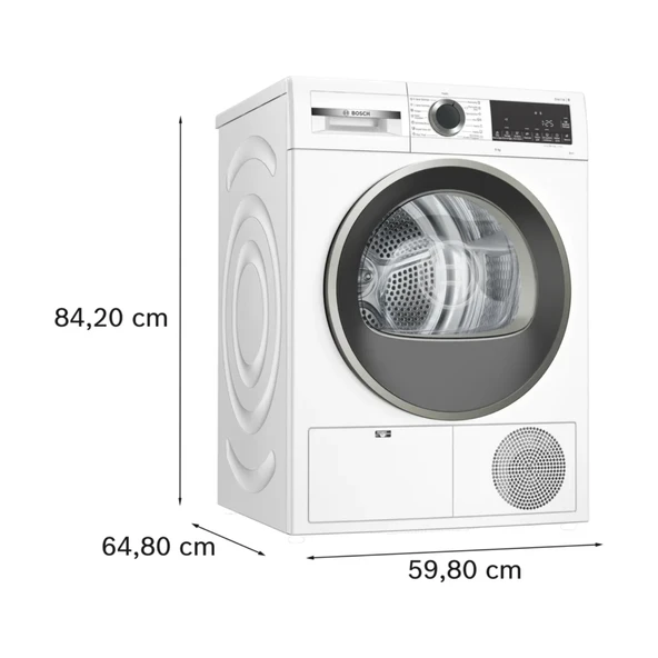 Bosch WQG241A0TR 9 kg Çamaşır Kurutma Makinesi - 11