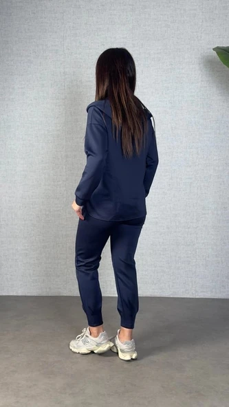 Kadın Uzun Kollu Kapüşonlu Ikili Takım - Resim 4
