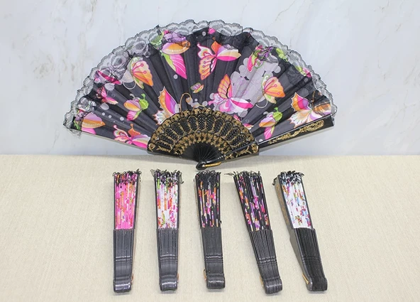 Plastik Renkli Yelpaze Alk3572 ürün görseli 1