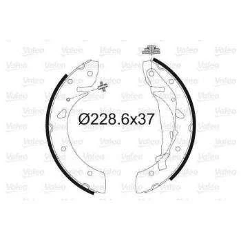 Toyota Arka Fren Balatası Pabuc Toyota Avensis 97-01 - Valeo 562773 - Resim 1