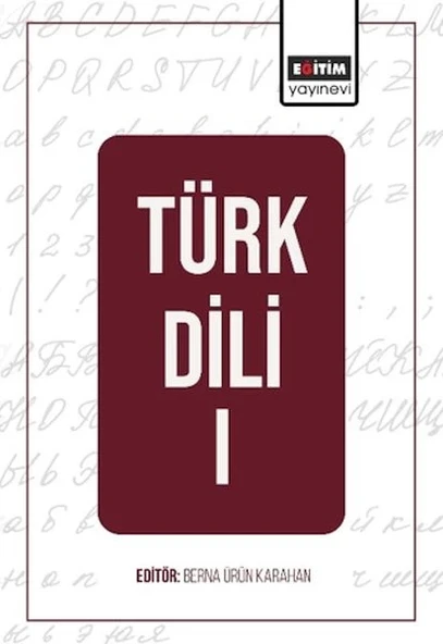 Türk Dili I ürün görseli