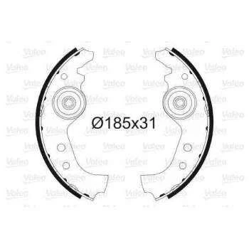 Tofas Arka Pabuc Fren Balatası Uno 60 - Valeo 562761 - Resim 1