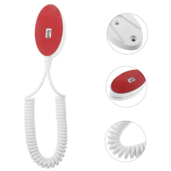 Sunup Yapışkanlı Spiral Kordonu Kumanda Telefon Tutucu (Oteller İçin) - 2