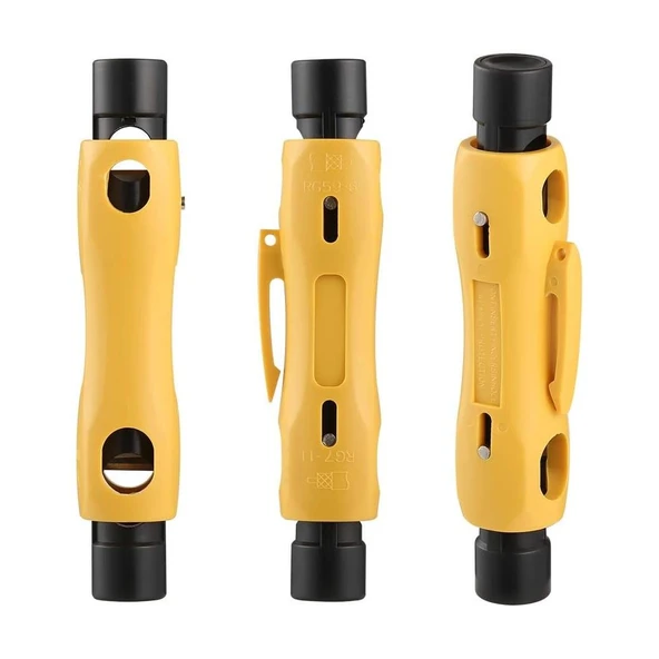 Powermaster HT-323 RG59-6-7-11 Koaksiyel Ayarlanabilir Kamera Anten Cat Kablo Soyucu - 4