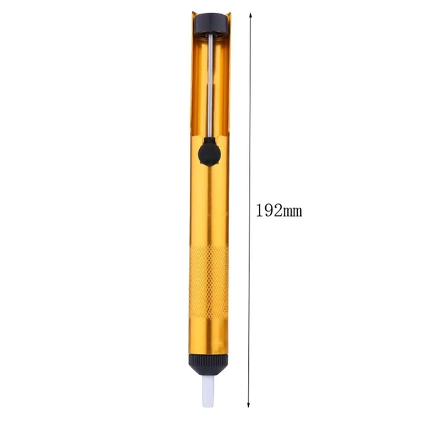 Powermaster ZD-192 Yüksek Emişli Lehim Temizleme Pompası Alüminyum Metal (192Mm) - 4