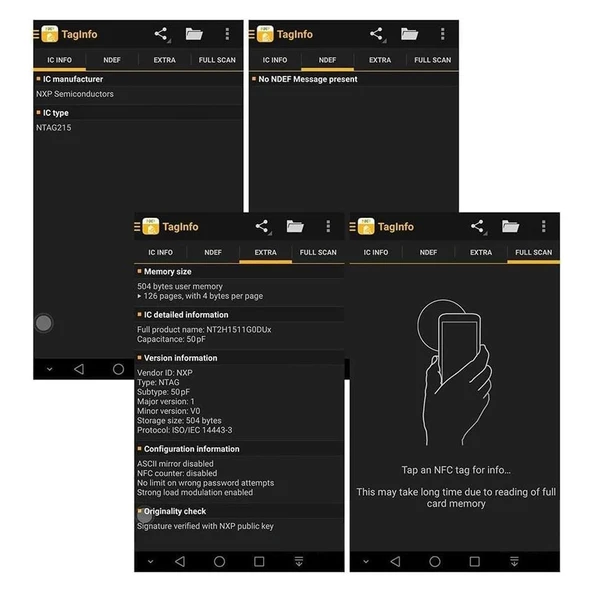 Powermaster ST-07792 NFC RFID 13.56Mhz Göster Geç Boncuk Personel Kilit Anahtar (KEYFOP-TAG Proximity) - 4