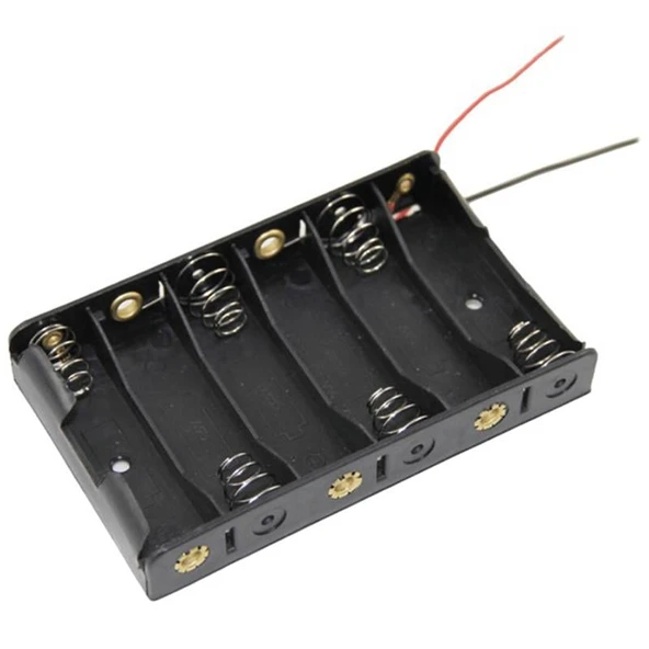 Powermaster Yan Yana 6'Lı AA Pil Yuvası (IC-234B) - 3