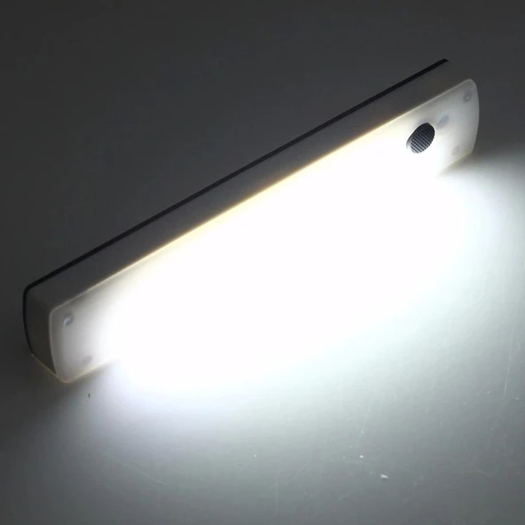 Powermaster PM-18399 Beyaz Cob Ledli Yapışkanlı Mıknatıslı El Tipi Fener Magnet Bar - Resim 3