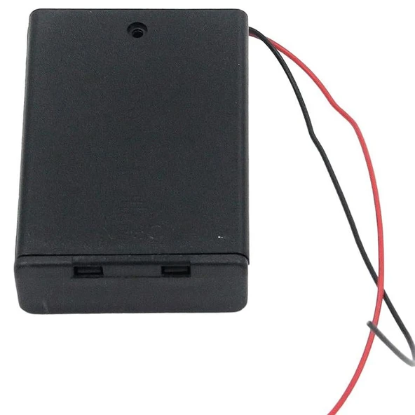 Powermaster 3'Lü AA Kapaklı Switch'li Pil Yuvası (IC-233E) - 3